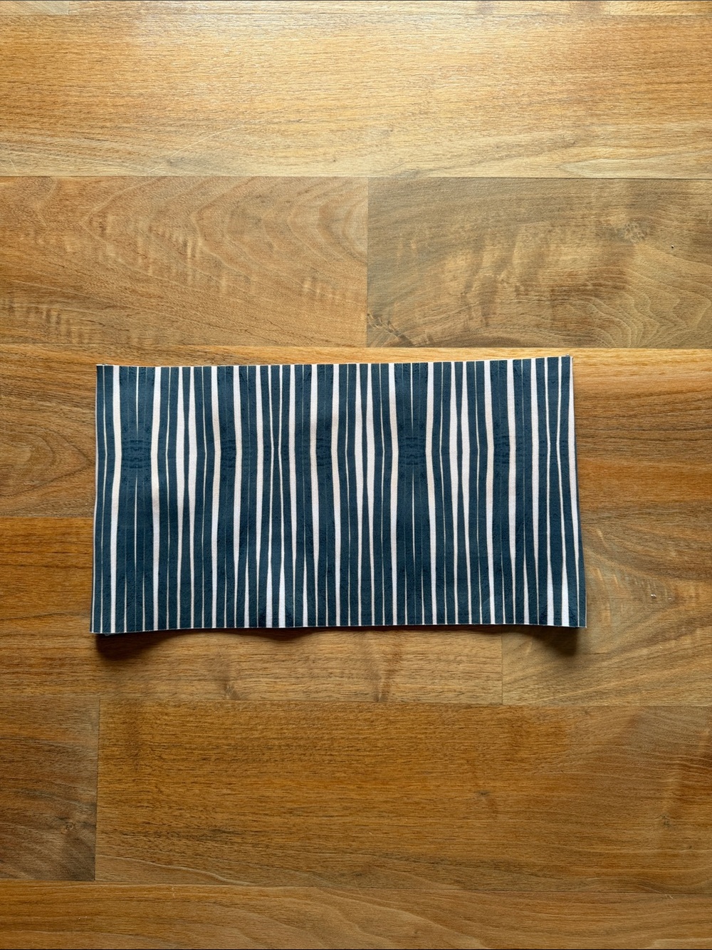 Striped Navy and White Bandeau Top